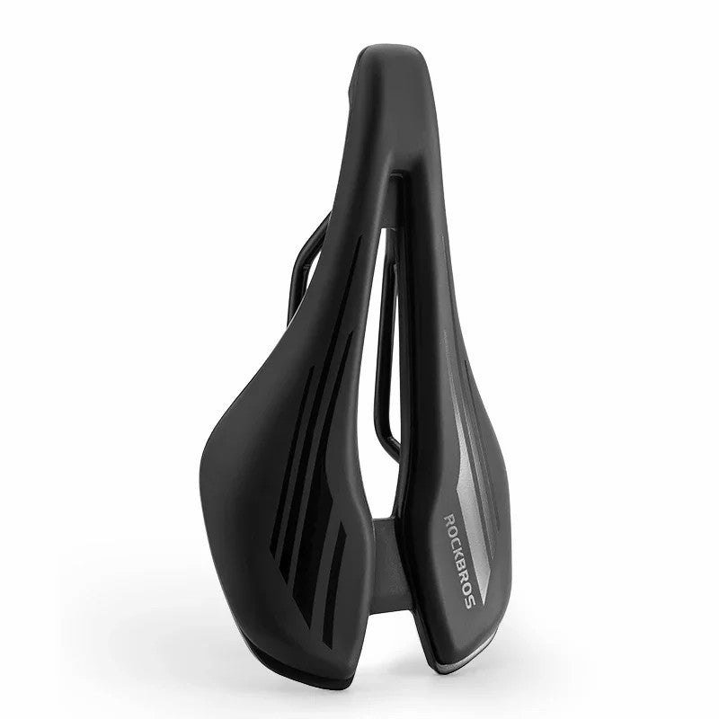 ROCKBROS 38210060001 PU Leather + Shock-absorbing Sponge Hollow Bicycle Saddle ROCKBROS 38210060001 PU Leather + Shock-absorbing Sponge Hollow Bicycle Saddle